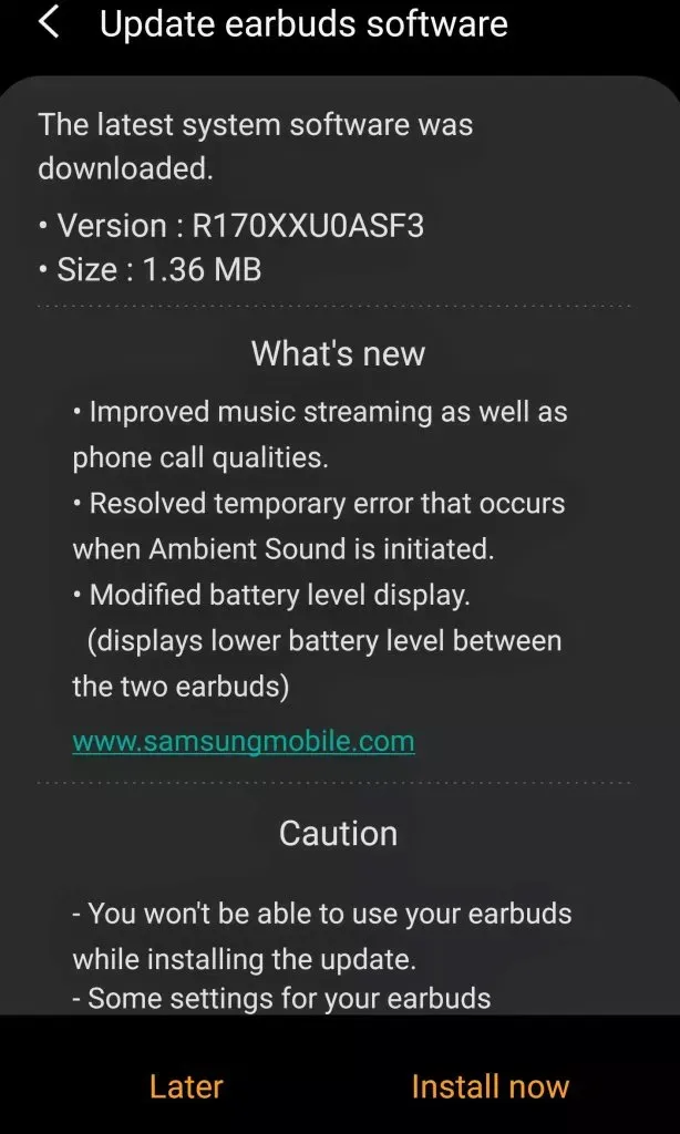 Geeknetic La última actualización de software de los Samsung Galaxy Buds mejora su calidad general de sonido 2