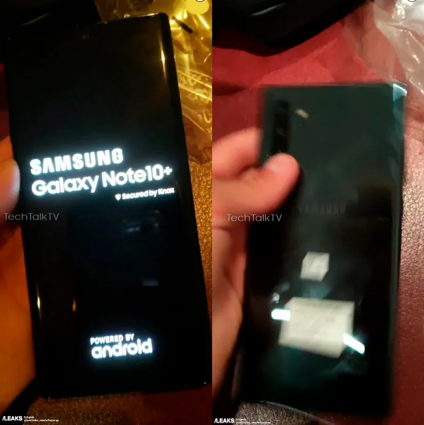 Geeknetic Primeras imágenes del Samsung Galaxy Note 10+ con diseño &quot;todo pantalla&quot; y agujero central para cámara 2