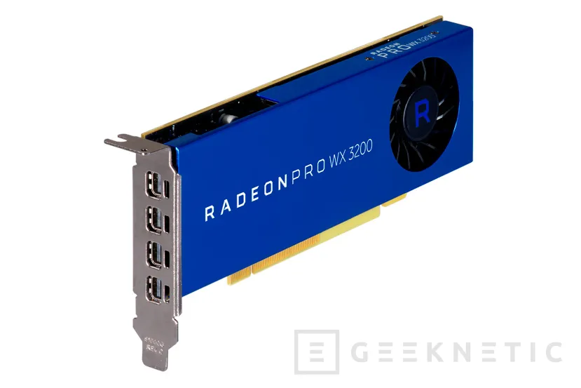 Geeknetic AMD Radeon Pro WX 3200, una gráfica para estaciones de trabajo compactas por menos de 200 Dólares 1