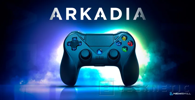 Geeknetic Newskill presenta su gamepad inalámbrico Arkadia con panel táctil y altavoz 1