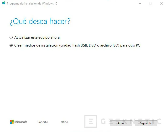 Geeknetic Cómo formatear Windows 10 15