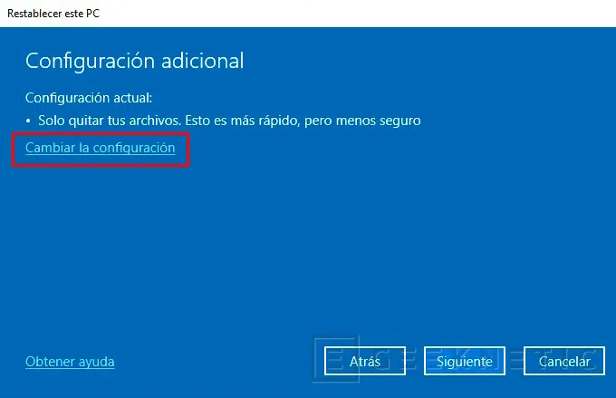 Geeknetic Cómo formatear Windows 10 8