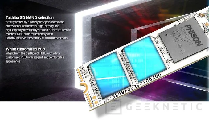 Geeknetic Los SSD GALAX HOF Pro alcanzan los 5000 MB/s y las 750K IOPS haciendo uso del bus PCIe 4.0 2