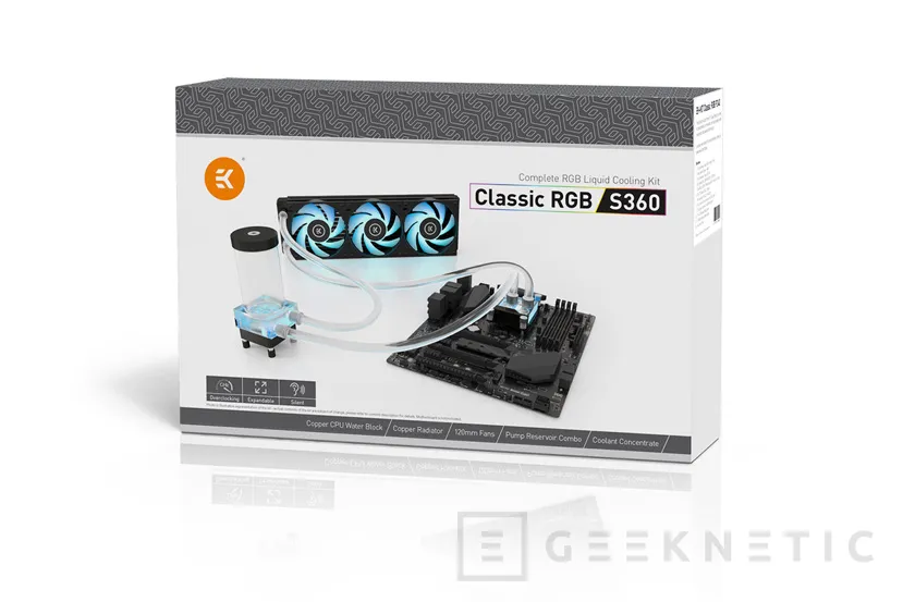 Geeknetic Los nuevos kits EK Classic RGB traen todo lo necesario para montar una refrigeración líquida personalizada 1