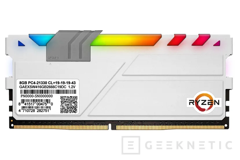 Geeknetic Las memorias DDR4 Geil EVO X II y EVO X II ROG-Certified RGB y una edición optimizada para Ryzen llegan sin cables al mercado 2