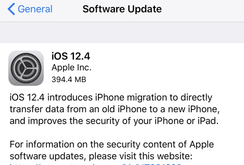 Geeknetic Apple lanza la última versión de iOS 12.4 con posibilidad de migración directa de datos para iPhone y iPad 1