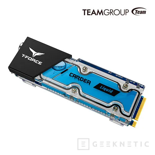 Geeknetic Teamgroup lanza los SSD M.2 PCIe T-Force Cardea con refrigeración líquida y una controladora RGB magnetizada 1