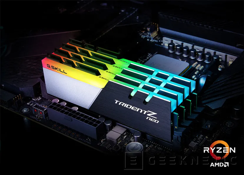 Geeknetic Las Trident Z Neo de G.SKILL llegan optimizadas para la plataforma X570 a DDR4 3800 MHz CAS 14 y adornadas con RGB 1