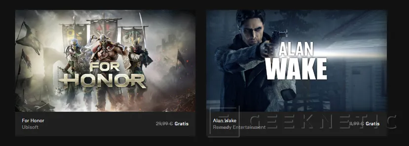 Geeknetic For Honor y Alan Wake se pueden obtener gratis en la Epic Games Store esta semana 1