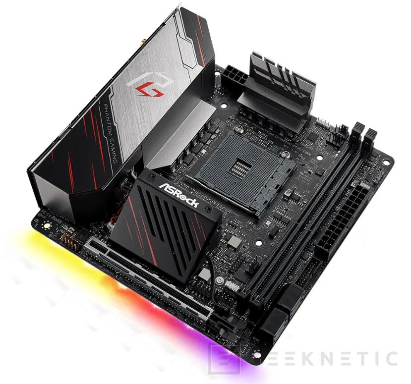 Geeknetic La AsRock X570 Phantom Gaming-ITX/TB3 es una placa base AM4 con soporte para disipadores 115x 2
