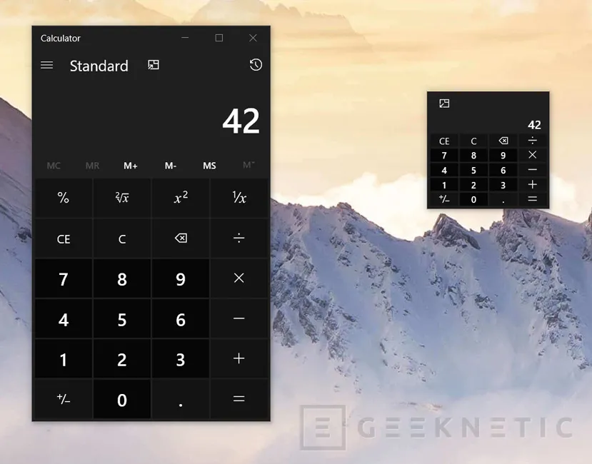 Geeknetic La calculadora de Windows obtendrá un modo “siempre encima” para facilitar su uso 1