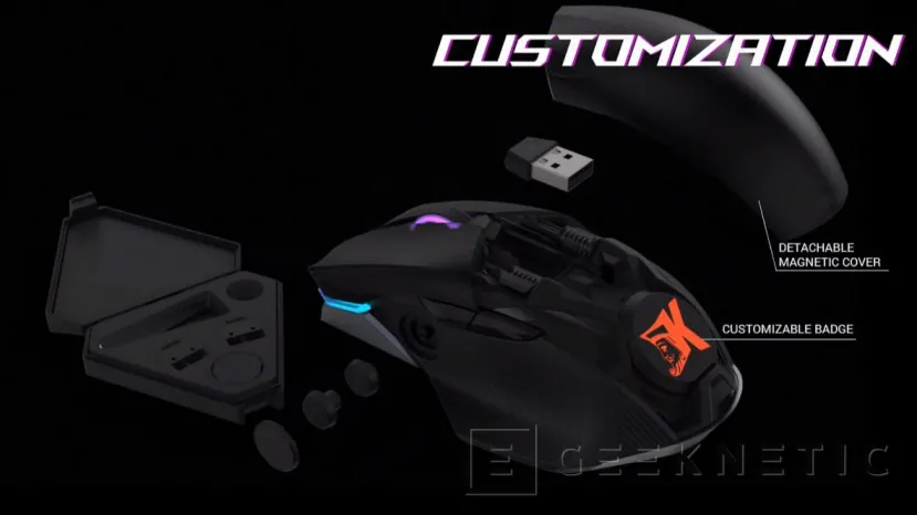 Geeknetic Conectividad inalámbrica y un joystick programable en el nuevo ratón gaming ASUS ROG Chakram 4