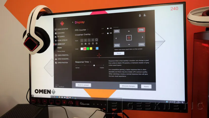 Geeknetic 240 Hz HDR y 1440p son las credenciales del nuevo monitor gaming HP Omen X 27 2