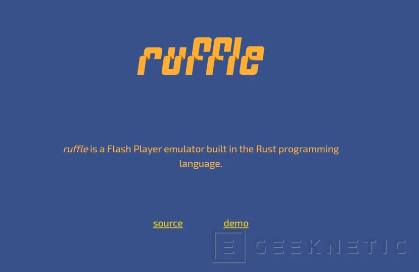 Geeknetic Ruffle.rs permitirá ejecutar código diseñado para Adobe Flash Player tras su fin de soporte 1