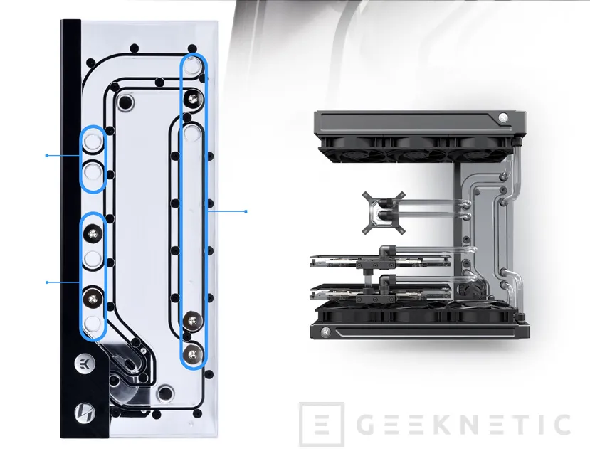 Geeknetic LIAN LI diseña en colaboración con EKWB el sistema de RL Distro-Plate G1 para las cajas O11D y O11D XL 1