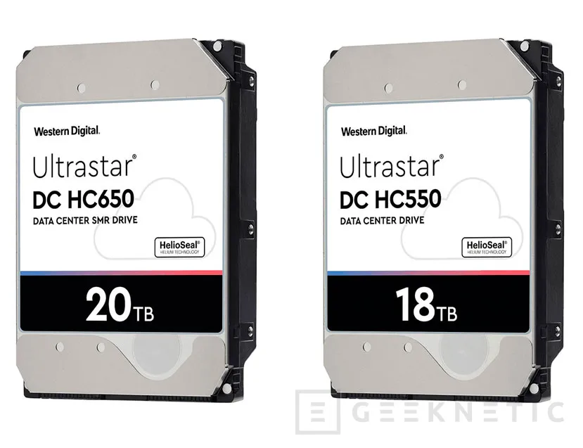 Geeknetic Western Digital alcanza los 20 TB en su Ultrastar DC HC650 SMR destinado a data centers 1