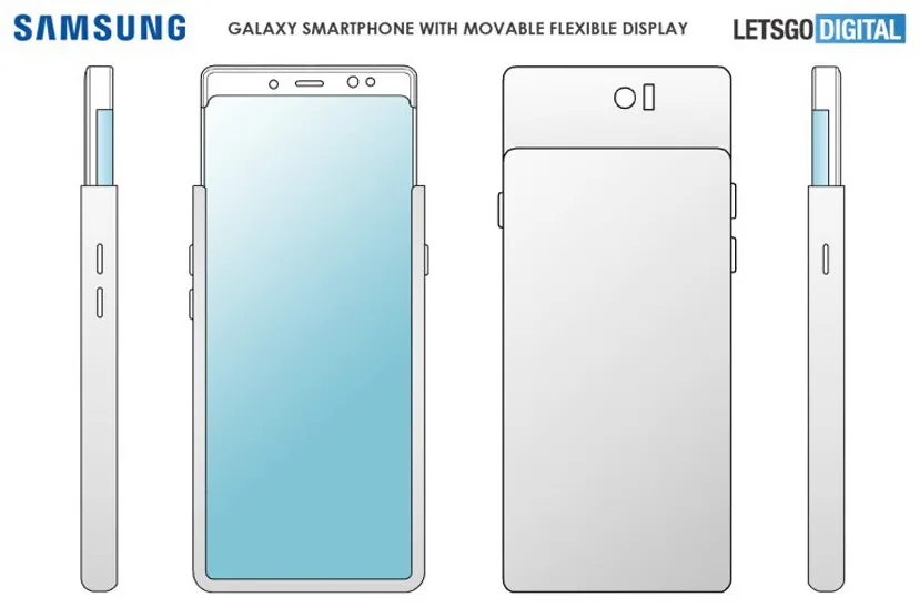 Geeknetic Samsung presenta una patente de un smartphone con pantalla retráctil, ¿Galaxy S11? 1