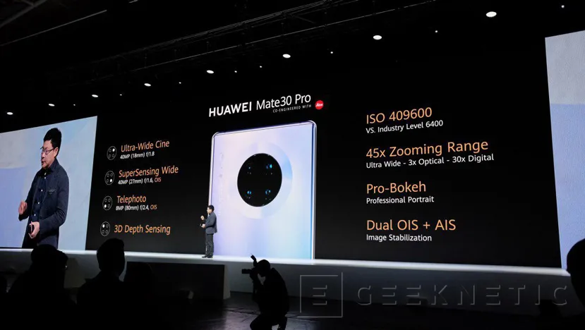Geeknetic Huawei lanza los Mate 30 con 4 cámaras, Kirin 990 y 5G pero sin las apps de Google preinstaladas 9
