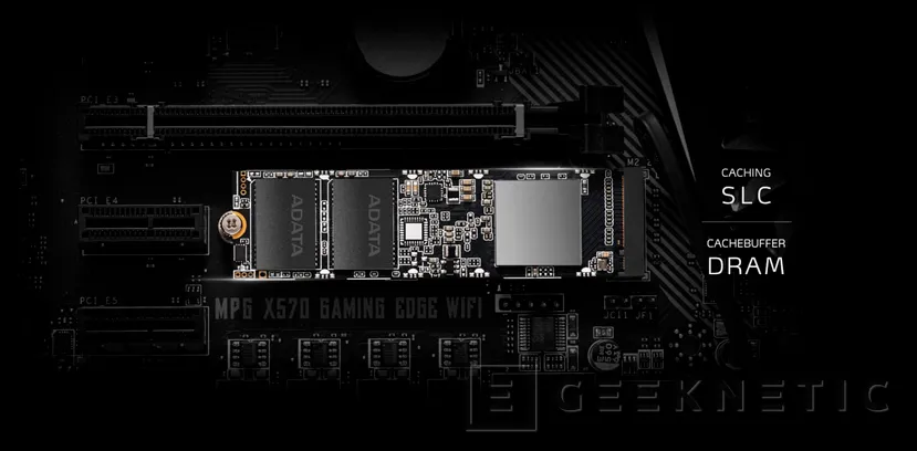 Geeknetic Los SSD M.2 PCIe ADATA XPG SX8100 incorporan SLC caching y DRAM caché bufer con 5 años de garantía 2