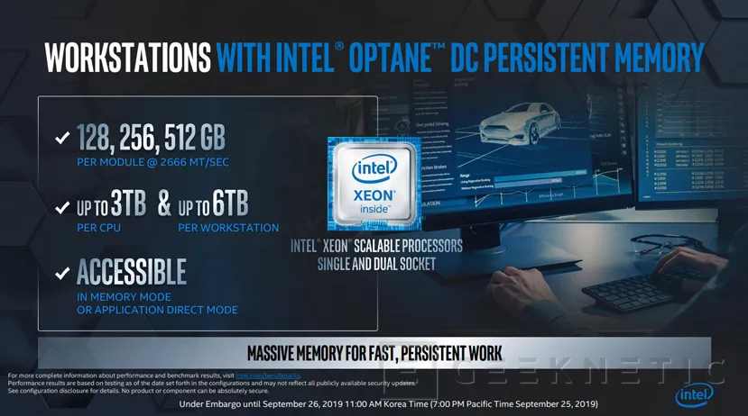 Geeknetic Los nuevos módulos Intel Optane DCPM de segunda generación alcanzan hasta 512GB de capacidad 2