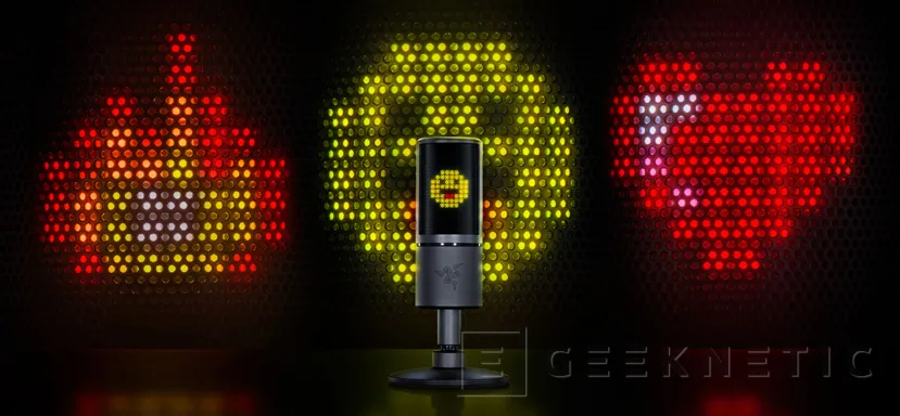 Geeknetic El micrófono Razer Seiren Emote debuta con una pantalla LED con emoticonos para streaming 2