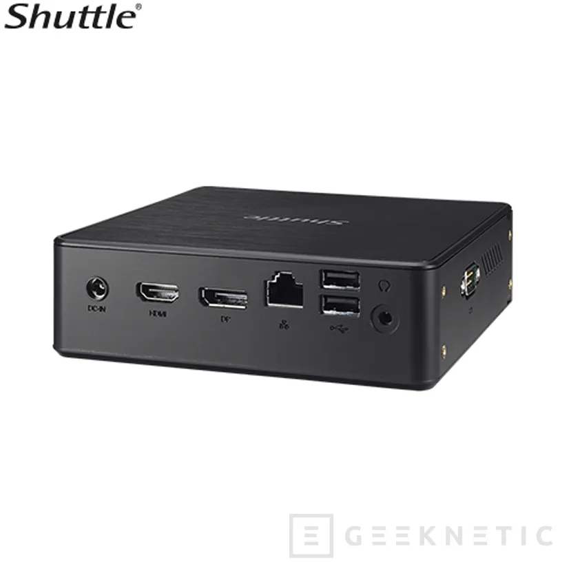 Geeknetic Shuttle integra los nuevos Intel Whiskey Lake en su nano PC NC10U 2