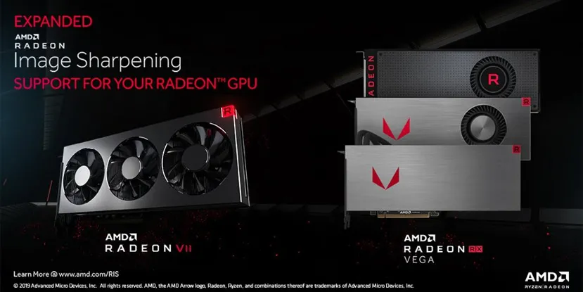 Geeknetic AMD finalmente lleva su Radeon Image Sharpening a las tarjetas gráficas Vega 1