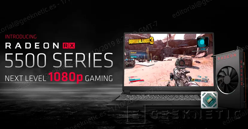Geeknetic AMD lanza las Radeon RX 5500 con arquitectura RDNA orientadas a Gaming 1080p en sobremesas y portátiles 1