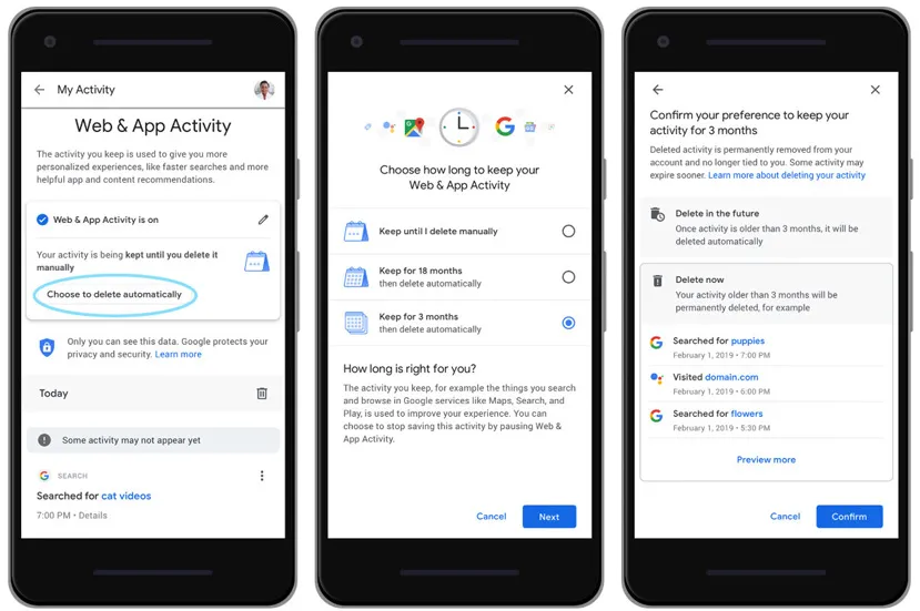 Geeknetic Las nuevas funciones de privacidad de Google incluyen modo incógnito para Maps y eliminación automática del historial de YouTube 1