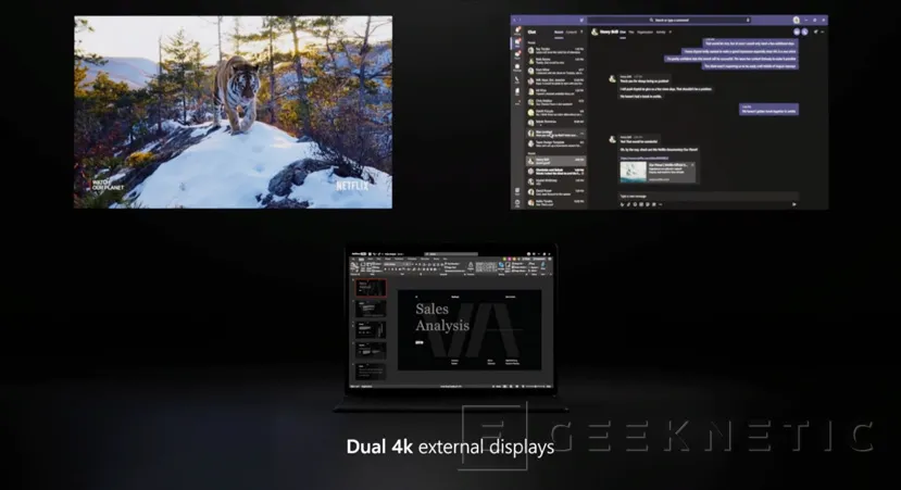 Geeknetic La nueva Microsoft Surface Pro X mide tan solo 5.3mm de grosor e integra el nuevo procesador Microsoft SQ1 3