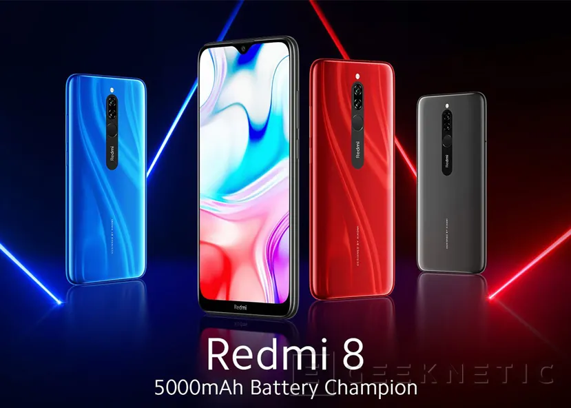 Geeknetic Redmi 8: Pantalla IPS de 6,22” HD+, Snapdragon 439, 5000 mAh de batería y mejor cámara que el Redmi 8A por poco más de 100€ 1