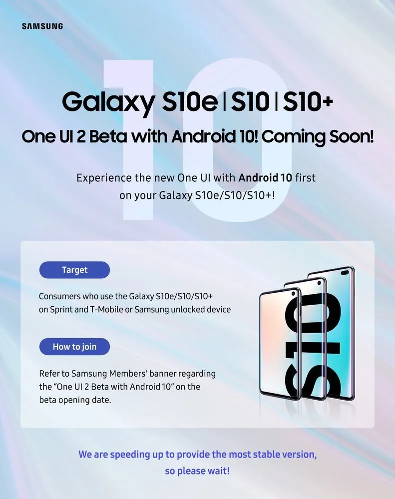 Geeknetic La beta de Android 10 para los Samsung Galaxy S10 comenzará en breves 1