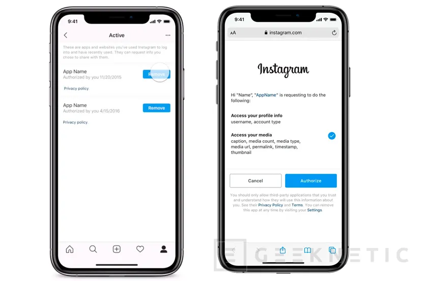 Geeknetic Instagram proporcionará mayor control sobre los datos que se comparten con terceros 1