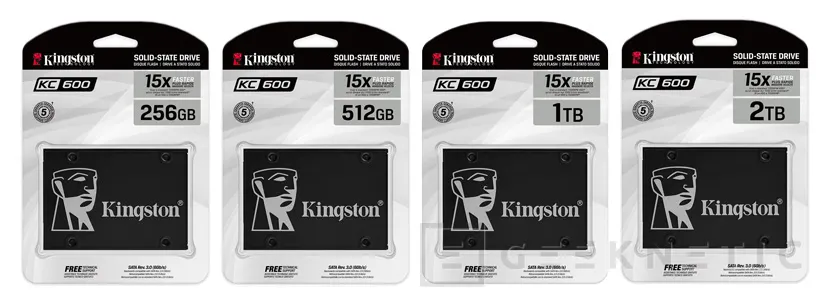 Geeknetic Kingston lanza sus nuevos SSD KC600 con capacidades de hasta 2TB 2
