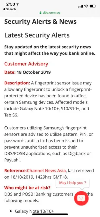 Geeknetic Las apps de algunos bancos están baneando a los Samsung Galaxy S10 y Note 10 debido a la baja seguridad de sus sensores de huellas 3