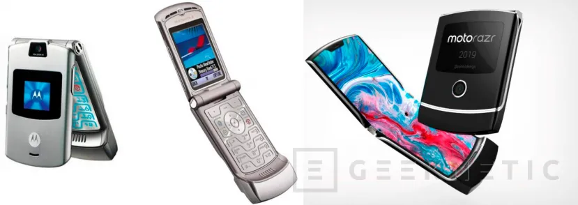 Geeknetic Nuevas imágenes filtradas del smartphone plegable Motorola RAZR desvelan un diseño semejante al lanzado en 2004 3