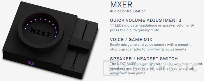 Geeknetic NZXT entra en el mundo del audio con los cascos NZXT AER, mezcladora de audio y stand para ambos 2