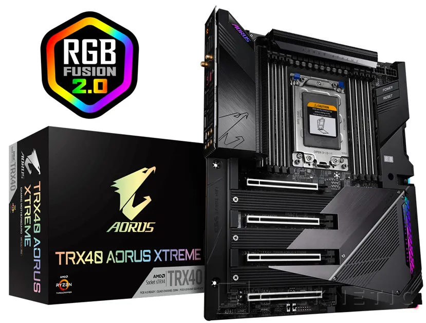 Geeknetic Las Aorus TRX40 de Gigabyte apuestan por la estabilidad con 16 + 3 fases Infineon Digital VRM para alimentar los Threadripper 3ª Gen 3