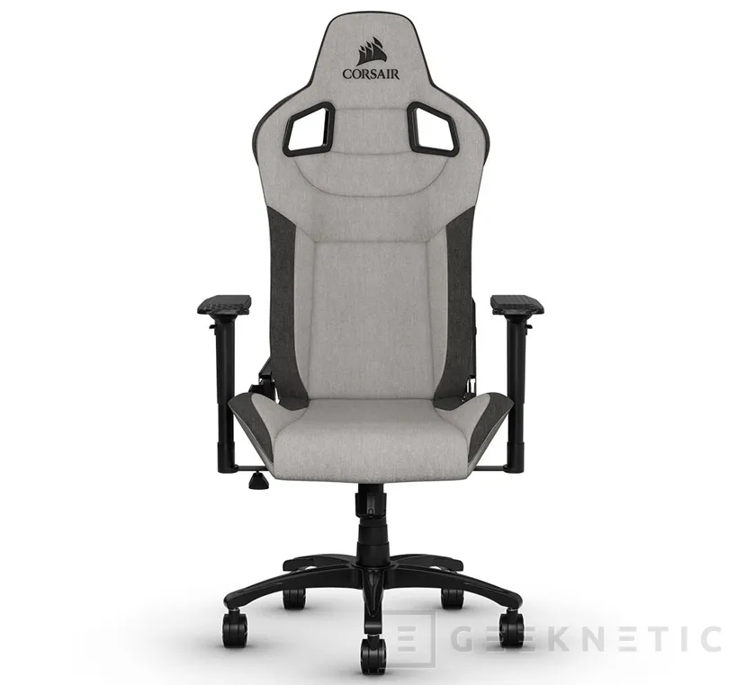 Geeknetic La silla gaming T3 RUSH de Corsair llega fabricada con tela transpirable y reposabrazos 4D 1