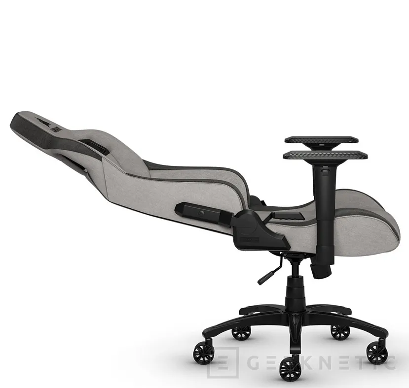 Geeknetic La silla gaming T3 RUSH de Corsair llega fabricada con tela transpirable y reposabrazos 4D 4
