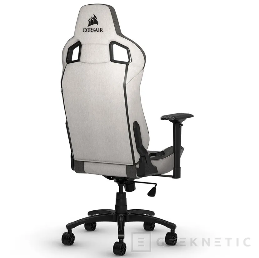 Geeknetic La silla gaming T3 RUSH de Corsair llega fabricada con tela transpirable y reposabrazos 4D 3
