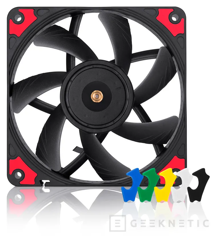 Geeknetic Noctua renueva su gama de ventiladores con los chromax.black.swap, modelos de 20, 12, 9 y 8 cm en color negro 1