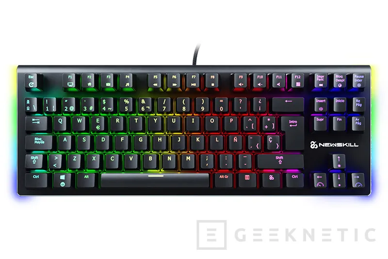 Geeknetic Retroiluminación RGB y tecnología anti-ghosting en los nuevos teclados mecánicos de Newskill  2
