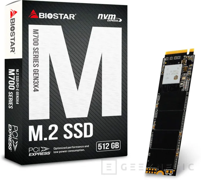 Geeknetic Llegan los SSD BIOSTAR M700 en capacidades de 256 y 512 GB en formato M.2 2280 usando PCIe 3.0 1