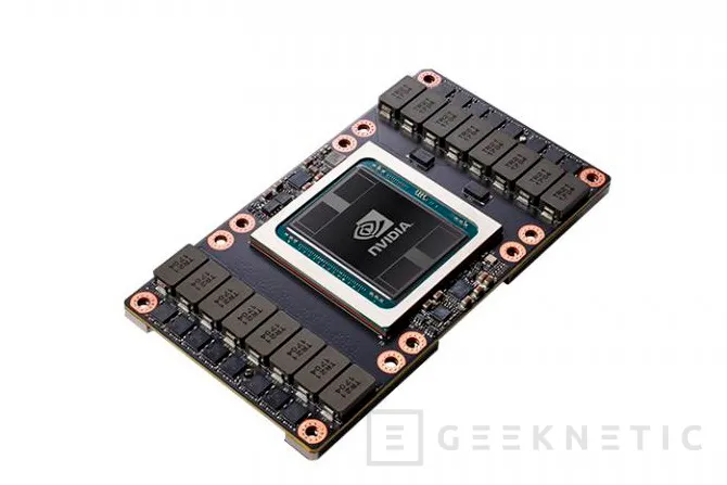 Geeknetic La aceleradora Tesla V100s de Nvidia llega con memoria HBM2 y rompe la barrera de los 100 TFLOPS 1