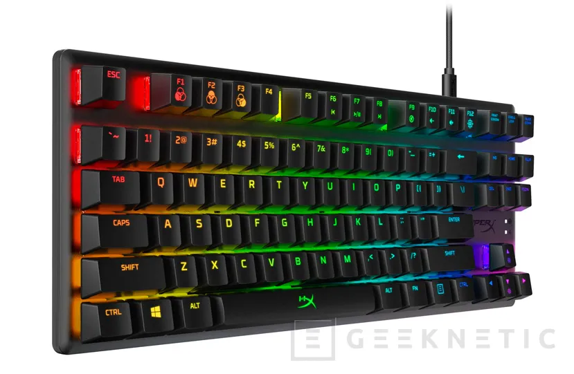 Geeknetic HyperX lanza el teclado mecánico Alloy Origins Core en formato TKL con interruptores propios y cuerpo de aluminio 1