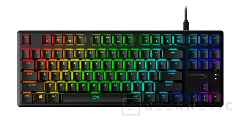 Geeknetic HyperX lanza el teclado mecánico Alloy Origins Core en formato TKL con interruptores propios y cuerpo de aluminio 3
