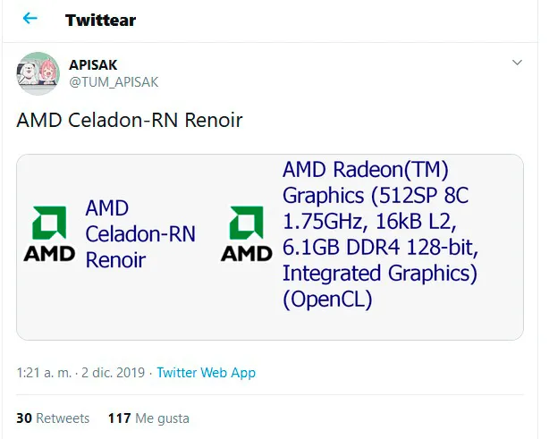 Geeknetic La próxima APU Renoir de AMD dará un gran salto de rendimiento con su iGPU a 1.75 GHz 1