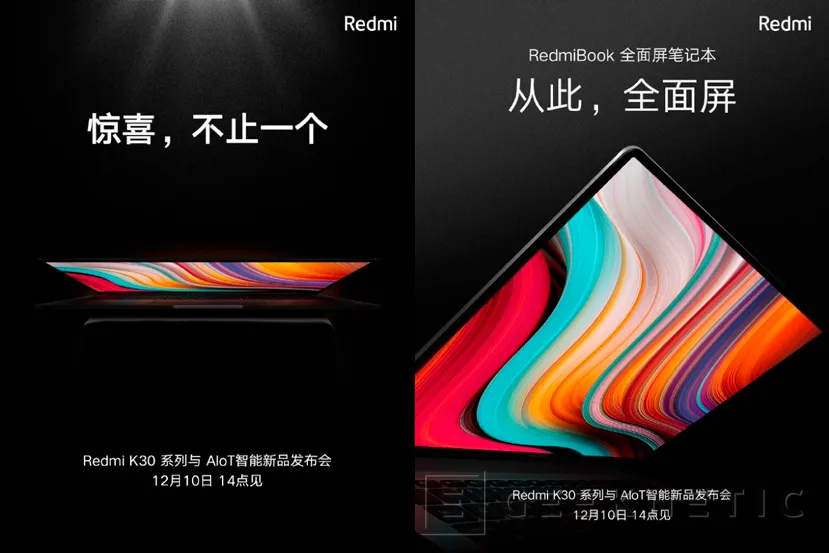 Geeknetic Xiaomi reduce a la mitad los bordes inferiores de sus próximos portátiles RedmiBook con procesadores AMD Zen 2 1
