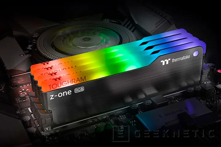 Geeknetic Thermaltake lanza el kit de memorias de 16GB ToughRAM Z-ONE RGB DDR4-3200 CAS16 por 90 dólares 2